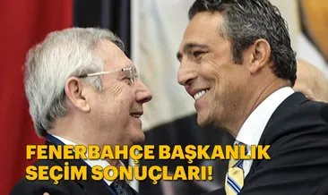 Son dakika: Fenerbahçe başkanlık seçimi resmi sonuçları belli oldu - Fenerbahçe’nin yeni başkanı Ali Koç ne kadar oy aldı?