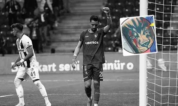 Galatasaray’ı kupa dışına iten Abdülkadir Sünger’in kolundaki dövmenin hikayesi!