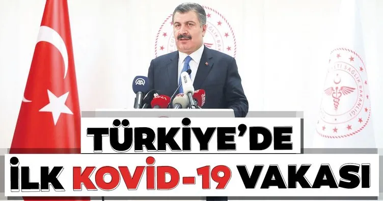 Türkiye’de ilk koronavirüs Kovid-19 vakası