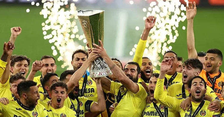Nefes kesen Avrupa Ligi finalinde kupayı Villarreal kazandı!