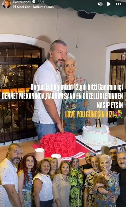 Evliliğimizin 12. yılı bitti Tanyeli’nin eşi İlker Sünneli’den buruk evlilik yıl dönümü mesajı...
