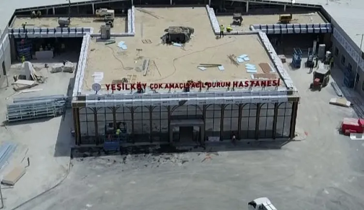 Yeşilköy Prof. Dr. Murat Dilmener ve Hadımköy Doktor İsmail Niyazi Kurtulmuş salgın hastaneleri hizmete giriyor