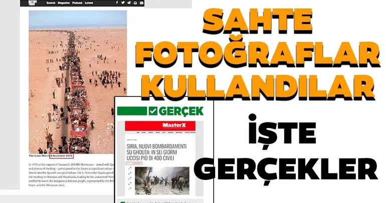 Barış Pınarı Harekatı'na yönelik sahte fotoğraflar kullanıyorlar! İşte gerçekler...