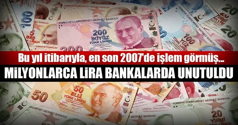 Mudiler bankalarda 117 milyon lira unuttu