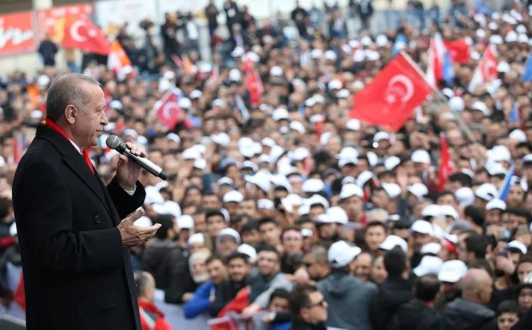 Başkan Erdoğan Malatya'daydı! Miting alanı doldu taştı