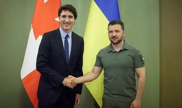 Zelenskiy ve Trudeau Kiev’de bir araya geldi