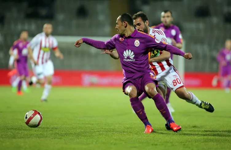 Sivasspor - Galatasaaray Ziraat Türkiye Kupası maçından kareler