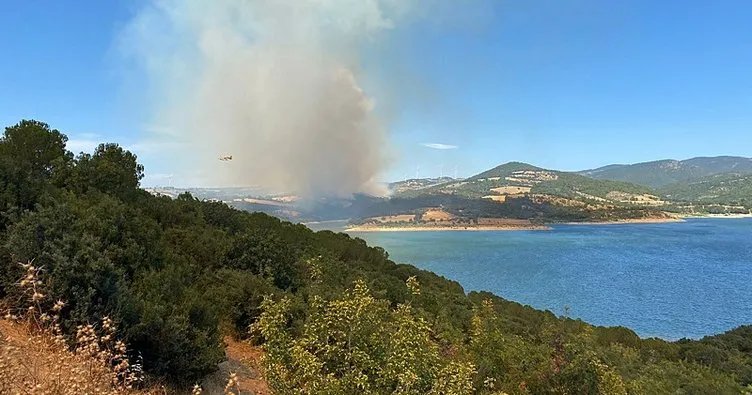 Çanakkale’de ormanlık alanda yangın çıktı! Ekiplerin müdahalesi sürüyor