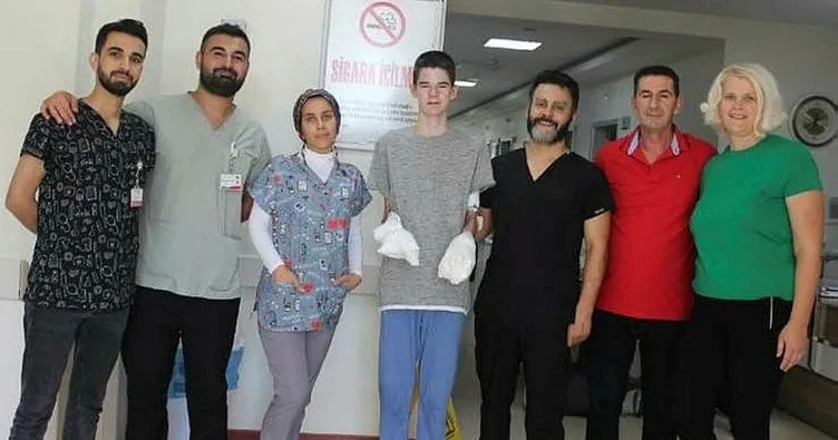 Kelebek hastası Faris’e muhteşem operasyon