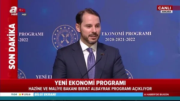 Bakan Berat Albayrak Yeni Ekonomi Programı'nı açıkladı!