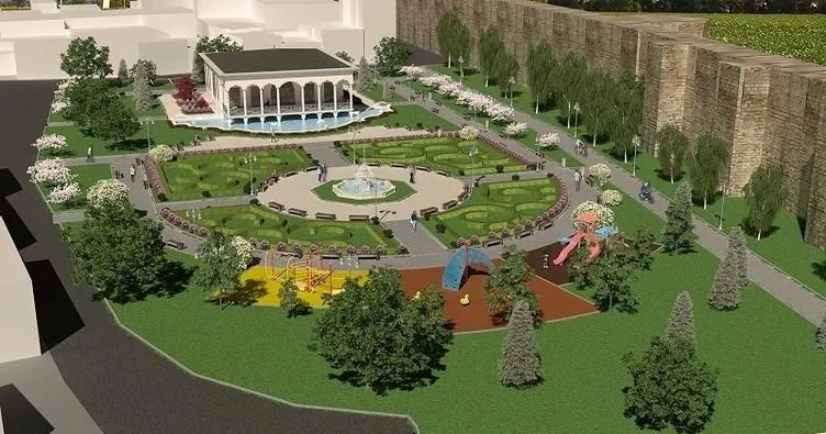 Suriçi’ne Osmanlı konseptli park