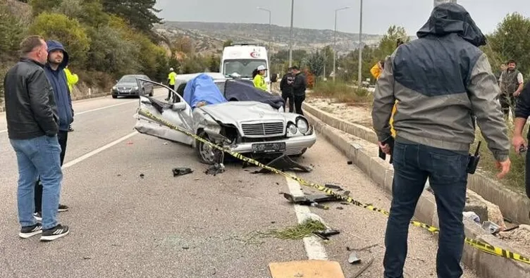 Burdur’da düğün yolunda kaza! 1 ölü