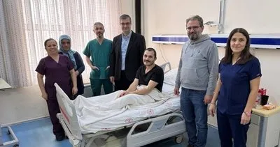 Giresun'da 31 yaşındaki hastanın mesanesinden 373 gram ağırlığında taş çıkarıldı #giresun