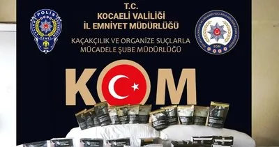 10 adrese eş zamanlı baskın! Binlerce makaron ele geçirildi #kocaeli