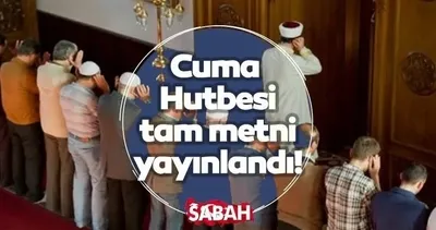 CUMA HUTBESİ PDF 26 Nisan 2024: Her İşin Bir Ahlakı Vardır! Cuma Hutbesi içeriği ve konusu yayınlandı!