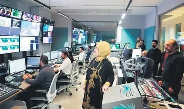 Emine Erdoğan, Turkuvaz Medya’yı gezdi