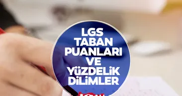 LGS TABAN PUANLARI ve YÜZDELİK DİLİMLERİ 2026: Fen, İmam Hatip, Anadolu Lisesi LGS lise taban puanları!