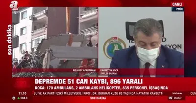 Son dakika! Sağlık Bakanı Fahrettin Koca’dan İzmir depremi ile ilgili önemli açıklamalar | Video