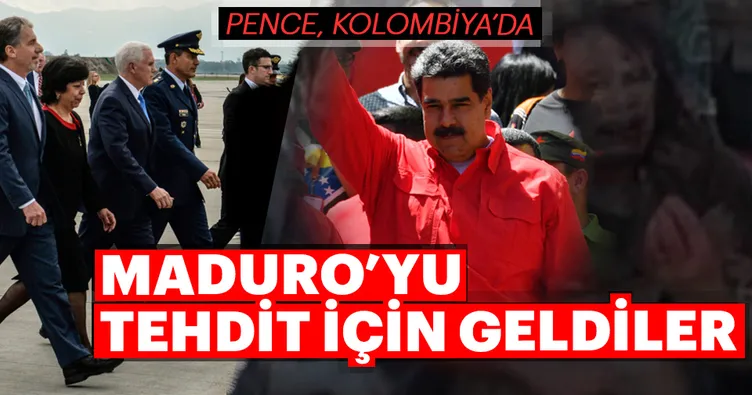 ABD Başkan Yardımcısı Pence, Kolombiya’da