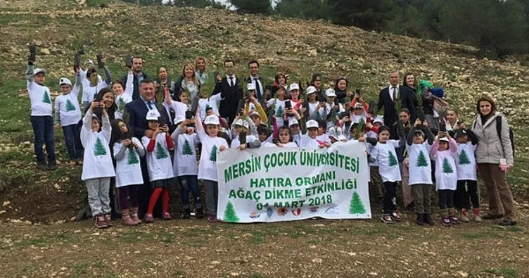 Mersin Çocuk Üniversitesi, Hatıra Ormanı oluşturuldu