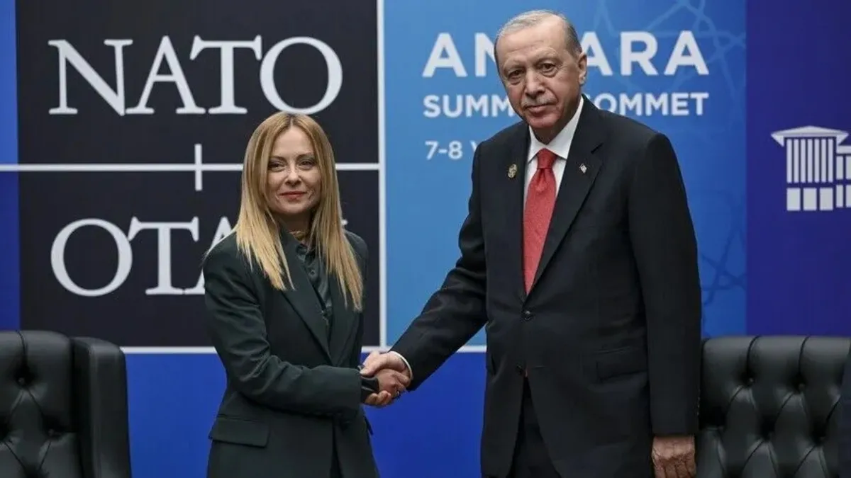 Başkan Erdoğan’dan, İtalya Başbakanı Meloni’ye tebrik haber görseli