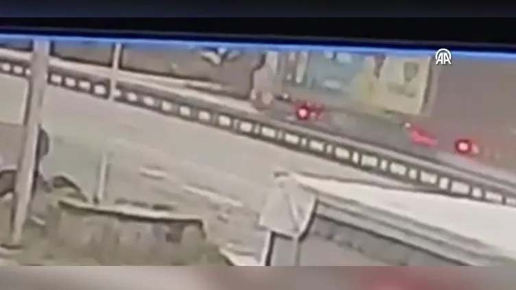 Balıkesir’deki kazada 28 kişi yaralanmıştı! Dehşet anları güvenlik kamerasında