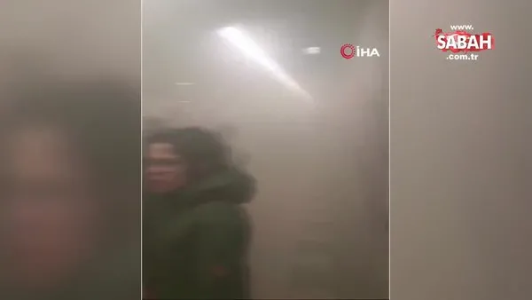 Paris'te Noel öncesi eylemcilerden metro hattına sis bombası