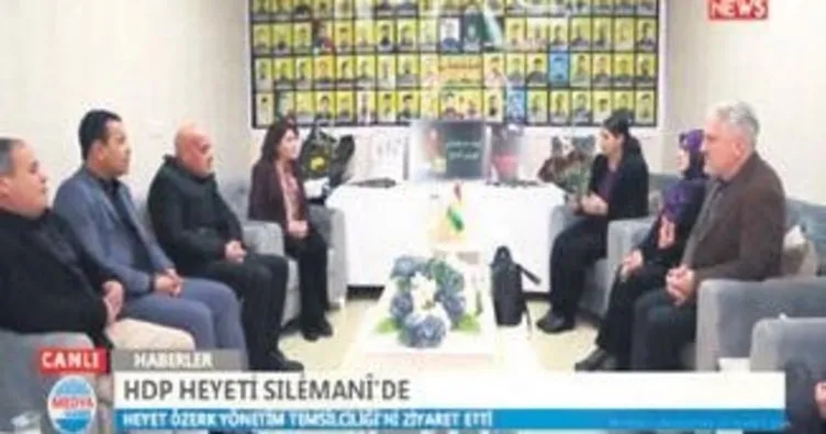 HDP’li vekillerden PKK’ya ziyaret