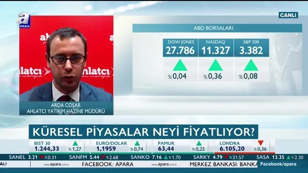 Küresel borsalar neyi fiyatlıyor? Coşar: Borsalarda pozitif trend devam ediyor