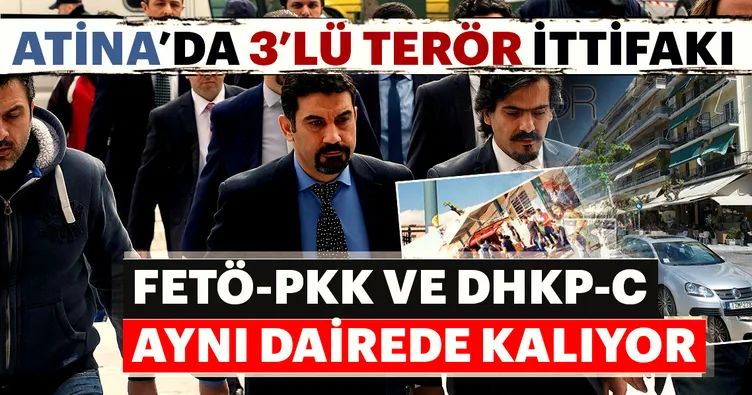 Atina’da 3’lü terör dairesi