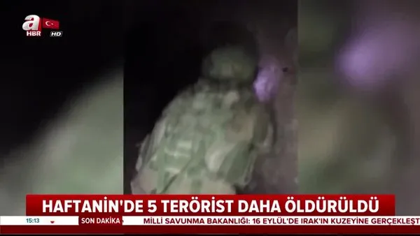 Mehmetçik hainlere kan kusturuyor! Haftanin'de 5 terörist daha öldürüldü!