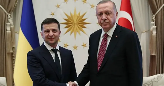 Başkan Erdoğan Ukrayna Devlet Başkanı ile görüştü