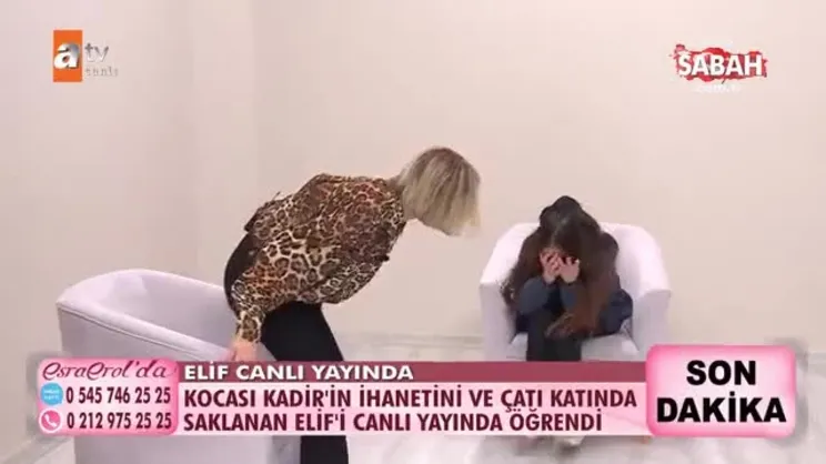 Esra Erol sinirlerine hakim olamadı! Elif canlı yayına çıktı, Türkiye ağladı | Video