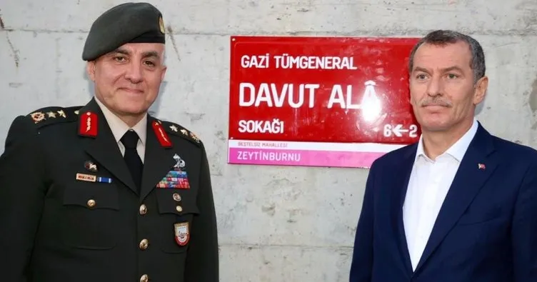 Zeytinburnu’nda bir sokağa 15 Temmuz gazisi Tümgeneral Davut Alâ’nın adı verildi!