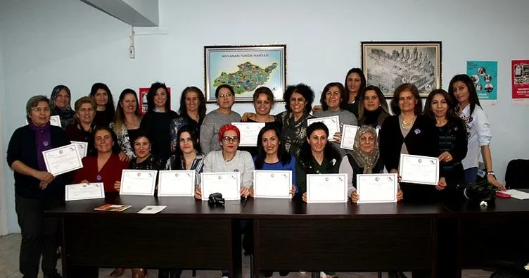 KİHEP eğitimi alan kadınlara sertifikaları verildi
