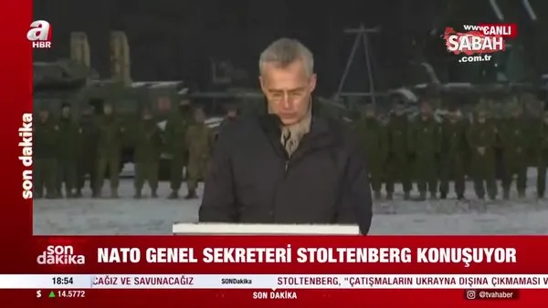 Son dakika: NATO Genel Sekreteri Stoltenberg'den önemli açıklamalar | Video
