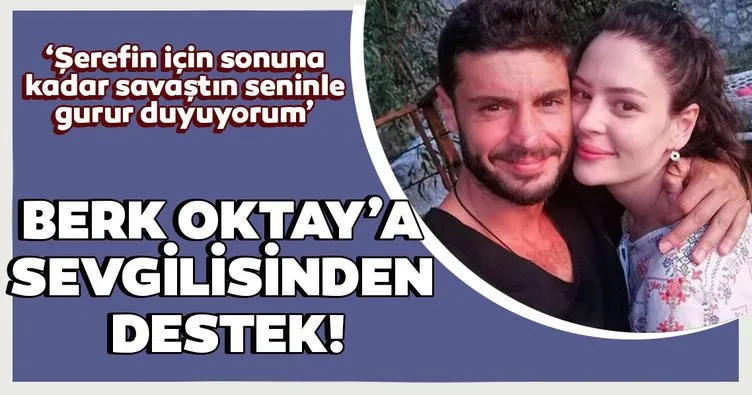 Yıldız Çağrı Atiksoy sevgilisi Berk Oktay’a sosyal medyadan destek verdi!