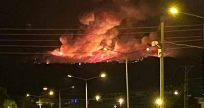 Yunanistan'daki yangın Edirne'nin sınır köylerine dayandı!