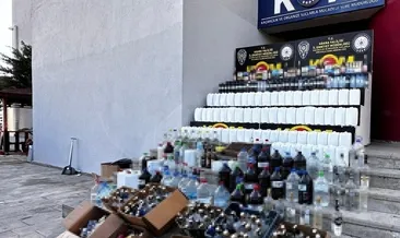 Adana'da kaçak içki operasyonu: Yüzlerce litre ele geçirildi! 16 gözaltı #adana