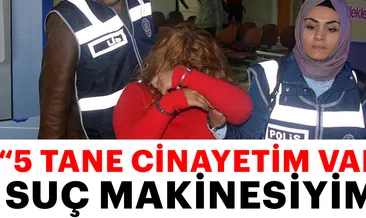 ’Suç makinesiyim, bunu yazın’