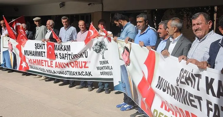 Kaymakam Safitürk’ü şehit eden saldırganlar protesto edildi