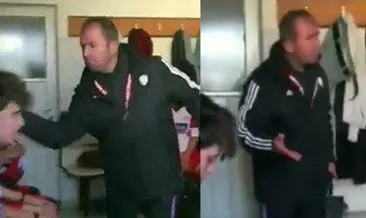 Türkiye’yi ayağa kaldıran görüntü! Amatör Lig’de futbolcularını tokatlayan teknik direktör...