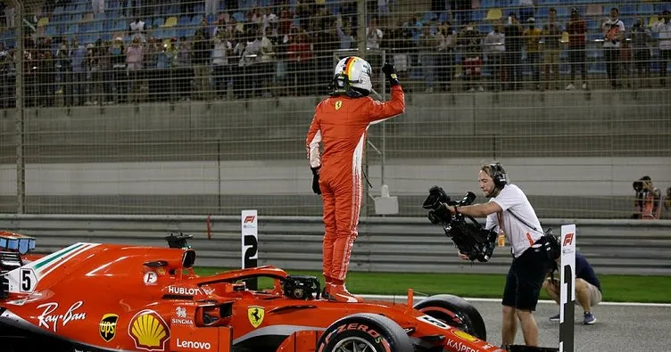 Formula 1 Bahreyn GP’de pole pozisyonu Sebastian Vettel’in