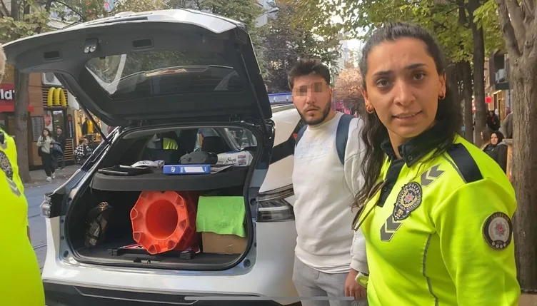 Hem polisten kaçtılar hem de muhabire tehditler savurdular: Dayak atarım sana…