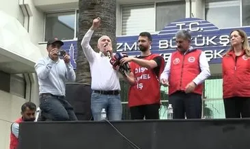 İzmir'de grev 3. gününde! İzmir'de çöpler birikmeye başladı #izmir