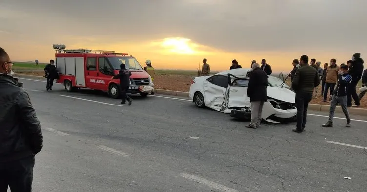 Nusaybin’de tır otomobile çarptı: 1 ölü, 2 yaralı