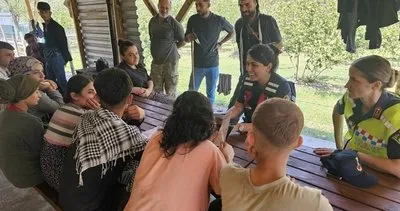 Düzce’de mevsimlik tarım işçilerine yönelik KADES bilgilendirmesi yapıldı #duzce