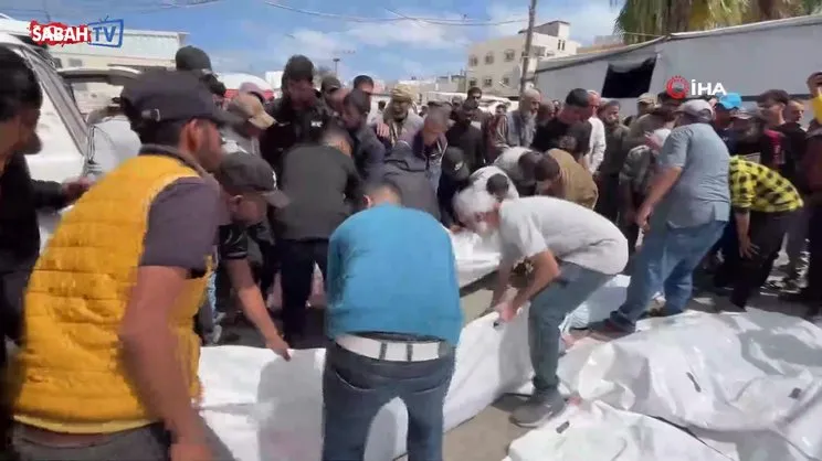 İsrail, yerinden edilmiş sivilleri hedef aldı: 9 ölü | Video