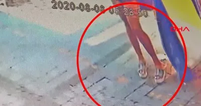Son dakika | İzmir’de iğrenç olay! Sokak ortasında tuvaletini yapan kadın güvenlik kamerasında | Video