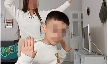 TikTok'ta bir skandal daha: 6 yaşındaki oğluyla para için dans etti! #ankara